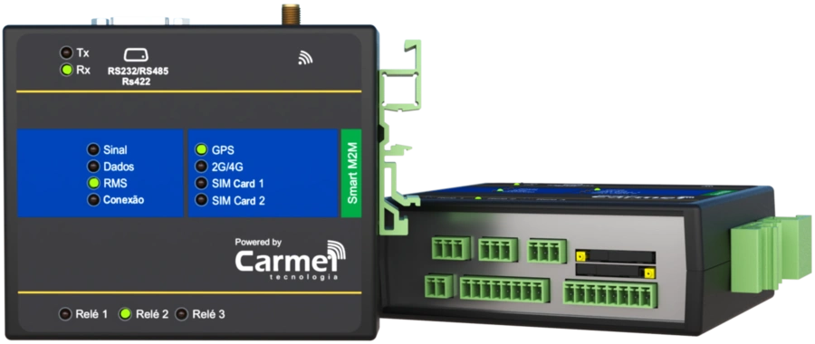 Industrial Gateway IoT da Carmel Tecnologia com suporte a 4G LTE, MQTT e Modbus